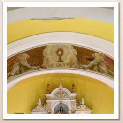 arch. gabriel, arch. michal, reštaurovanie, freska